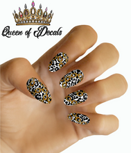 Load image into Gallery viewer, Leopard &amp; Chunky Chain NAIL WRAP