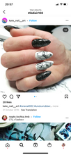 Load image into Gallery viewer, IBDI NAILS - AIR  slider 166 - Black Alcohol Inky