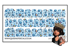 Load image into Gallery viewer, Turkish Eye NAIL WRAP