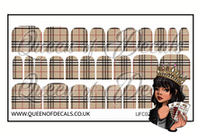 Load image into Gallery viewer, Burberry Babe NAIL WRAP