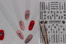 Load image into Gallery viewer, NOGTEMODA Nail stickers 020 - Tiger Stripe Shapes