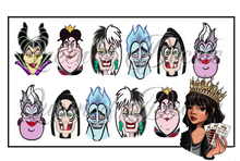 Load image into Gallery viewer, Hand Drawn VILLAINS