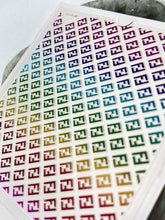 Load image into Gallery viewer, RAINBOW METALLIC Logo sheet FF
