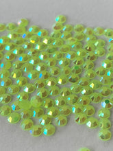 Load image into Gallery viewer, 3mm Jelly Crystals (qty 200) - LIME JELLY AB