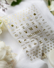 Load image into Gallery viewer, METALLIC COLLECTION 009 Gold Logos