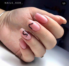 Load image into Gallery viewer, IBDI NAILS - AIR  slider 158 - Black &amp; White Snakes