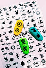 Load image into Gallery viewer, NOGTEMODA Nail stickers 053 logos