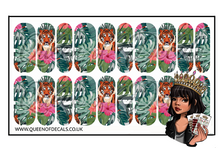 Load image into Gallery viewer, Tiger Tiger NAIL WRAP