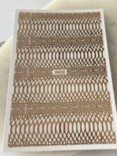 Load image into Gallery viewer, Metallic Snakeskin sticker sheets x 6