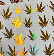 Load image into Gallery viewer, Metallic Hemp leaves