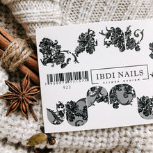 Load image into Gallery viewer, IBDI NAILS slider - 522 -Black Lace