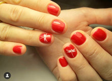 Load image into Gallery viewer, IBDI NAILS - AIR  slider 112 - White flowers &amp; Butterflies