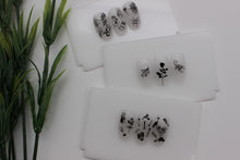 Load image into Gallery viewer, NOGTEMODA Nail stickers 025 - Black Retro Tattoo Sketchy Vibes