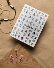 Load image into Gallery viewer, NOGTEMODA Nail stickers 084 - Girly Quotes