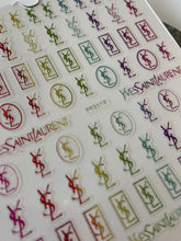 Load image into Gallery viewer, RAINBOW METALLIC Logo YSL