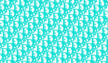 Load image into Gallery viewer, Vibes of Dior Designer inspired decal sheet (dropdown for colour options)