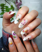 Load image into Gallery viewer, IBDI NAILS slider AIR FOIL 27 - Small Metallic florals