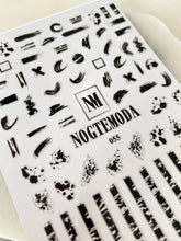 Load image into Gallery viewer, NOGTEMODA Nail stickers 055 Brush stokes and Splashes