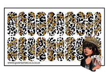 Load image into Gallery viewer, Leopard &amp; Chunky Chain NAIL WRAP