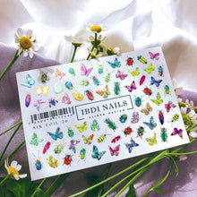 Load image into Gallery viewer, IBDI NAILS slider AIR FOIL 26 - Metallic Bugs &amp; Butterflies