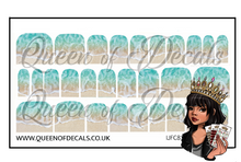 Load image into Gallery viewer, Beachy Keen NAIL WRAP