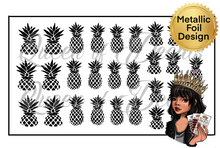 Load image into Gallery viewer, Metallic Pineapples