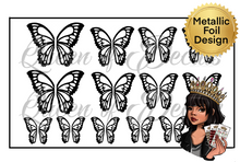 Load image into Gallery viewer, Metallic butterfly wing