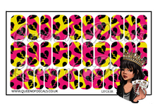 Load image into Gallery viewer, Broken Hearted - Pink &amp; Yellow NAIL WRAP