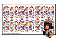 Load image into Gallery viewer, Multi lips NAIL WRAP