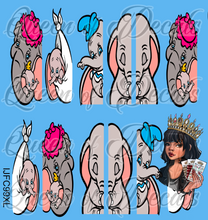 Load image into Gallery viewer, Full Cover Hand Drawn DUMBO