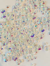 Load image into Gallery viewer, ICE AB crystals (300mixed sized)