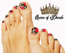 Load image into Gallery viewer, Camo Heart NAIL WRAP