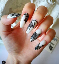 Load image into Gallery viewer, IBDI NAILS slider - 522 -Black Lace