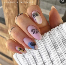 Load image into Gallery viewer, IBDI NAILS - AIR  slider 113 - Black Flowers