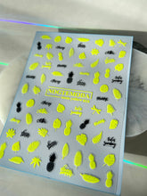 Load image into Gallery viewer, NEON YELLOW 016 -  Pineapple &amp; Palms