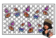 Load image into Gallery viewer, GG/butterflies Full decal sheet