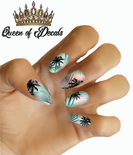 Load image into Gallery viewer, Pastel Palm NAIL WRAP