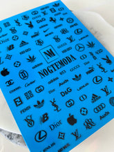 Load image into Gallery viewer, NOGTEMODA Nail stickers 053 logos