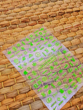 Load image into Gallery viewer, NEON GREEN 013 - Mixed Logos