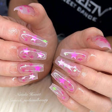 Load image into Gallery viewer, MIXED SIZE PINK STARS 5ML pot
