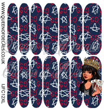 Load image into Gallery viewer, GG logo &amp; Star NAIL WRAP