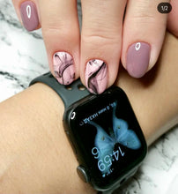Load image into Gallery viewer, IBDI NAILS - AIR  slider 166 - Black Alcohol Inky