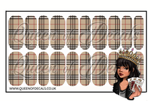 Load image into Gallery viewer, Burberry Babe NAIL WRAP