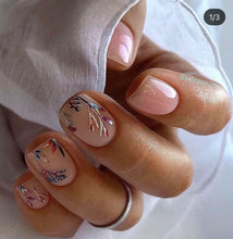 Load image into Gallery viewer, IBDI NAILS slider AIR FOIL 27 - Small Metallic florals