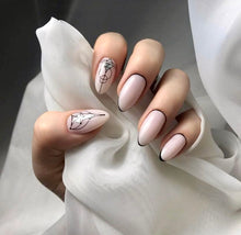 Load image into Gallery viewer, IBDI NAILS - AIR  slider 134 - Black and White Geo