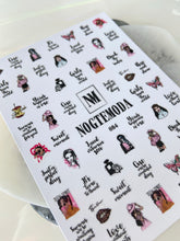 Load image into Gallery viewer, NOGTEMODA Nail stickers 084 - Girly Quotes