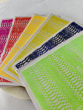 Load image into Gallery viewer, Bright Snakeskin sticker sheets x 6