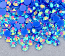 Load image into Gallery viewer, 3mm Jelly Crystals (qty 200) - BLUEBERRY JELLY AB
