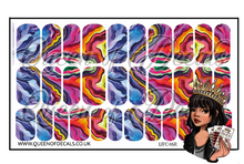 Load image into Gallery viewer, Bright Multi Marble NAIL WRAP