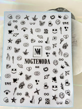 Load image into Gallery viewer, NOGTEMODA Nail stickers 068 - Aesthetic Sketches
